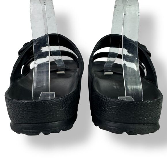 Birkenstock Arizona Essentials EVA Rubber Waterproof Slide Sandals Black 41 / 10 - Picture 9 of 13